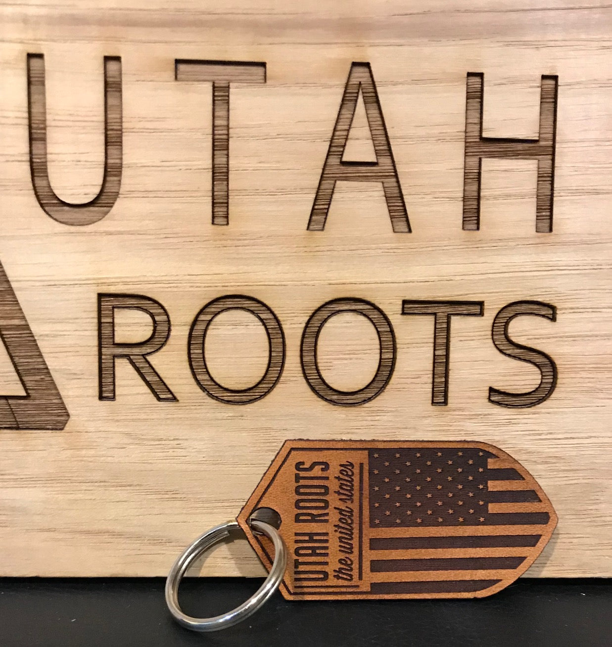 Utah Roots Keychain